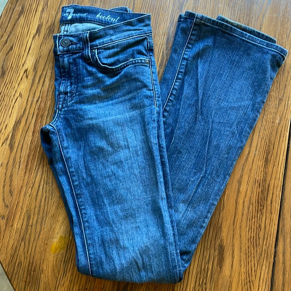 7 for all mankind bootcut size 25 jeans